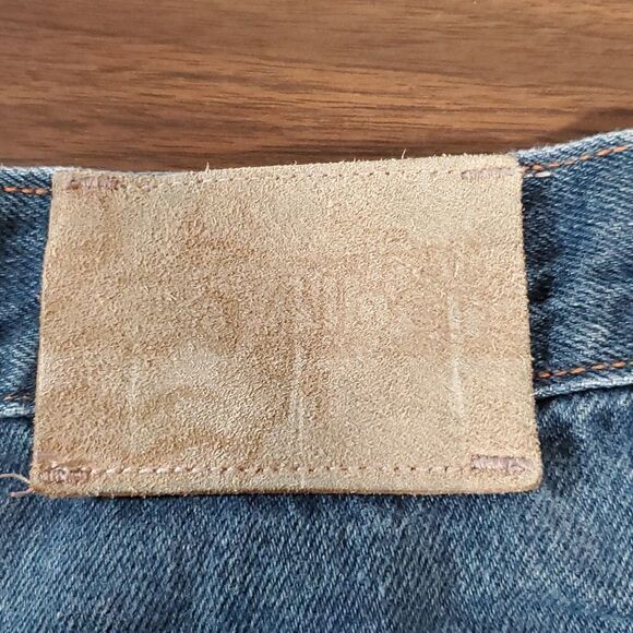 Platinum FUBU Fat Albert Denim Jeans Wide Leg Like Jnco Embroidered Pocket 34x34 - Picture 10 of 12